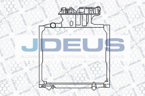 Jdeus TH0170008 - Термостат, охолоджуюча рідина autocars.com.ua