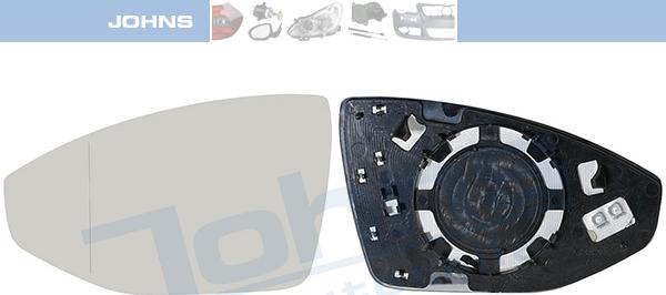Johns 13 21 37-81 - Дзеркальне скло, зовнішнє дзеркало autocars.com.ua