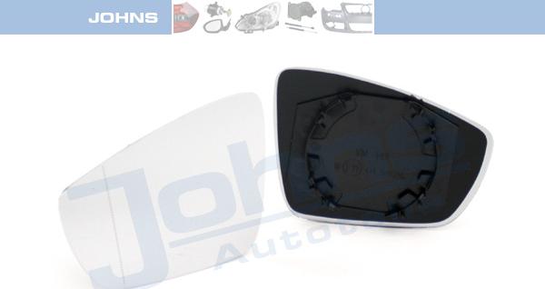 Johns 95 27 37-80 - Дзеркальне скло, зовнішнє дзеркало autocars.com.ua