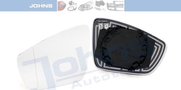 Johns 95 27 37-81 - Дзеркальне скло, зовнішнє дзеркало autocars.com.ua