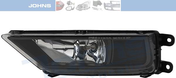 Johns 95 92 29-1 - Противотуманная фара autocars.com.ua