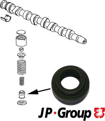 JP Group 1111352700 - Уплотнительное кольцо, стержень клапана autodnr.net