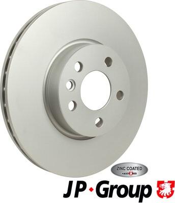 JP Group 1163105300 - Гальмівний диск autocars.com.ua