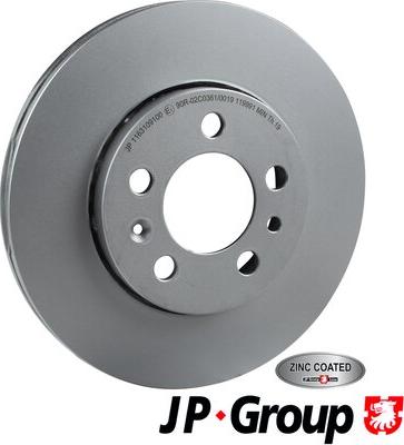 JP Group 1163109100 - Тормозной диск avtokuzovplus.com.ua