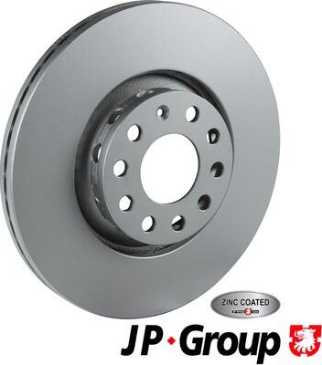 JP Group 1163110500 - Гальмівний диск autocars.com.ua