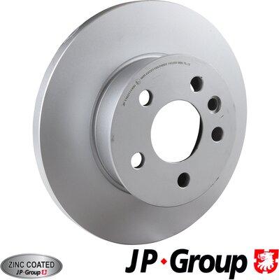 JP Group 1163111400 - Гальмівний диск autocars.com.ua