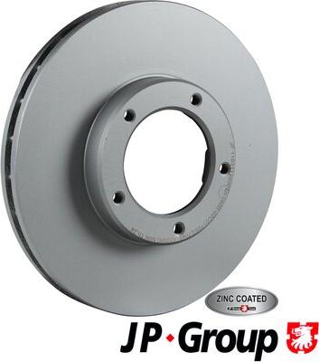 JP Group 1163112800 - Гальмівний диск autocars.com.ua