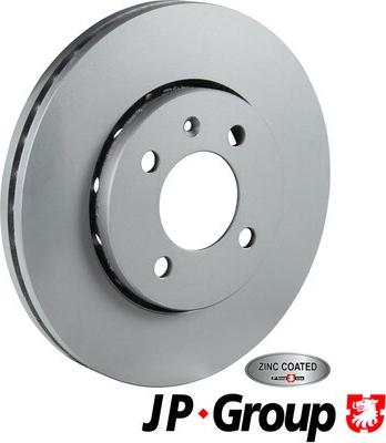 JP Group 1163112900 - Гальмівний диск autocars.com.ua