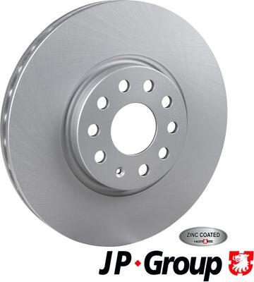 JP Group 1163114300 - Гальмівний диск autocars.com.ua