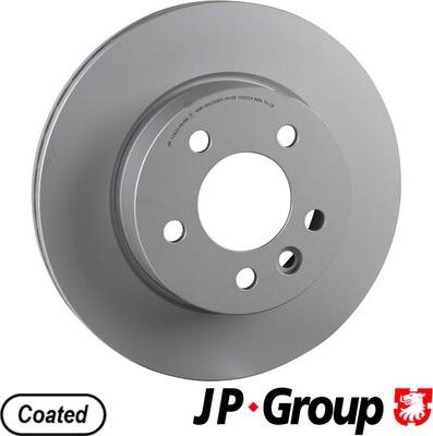 JP Group 1163119100 - Гальмівний диск autocars.com.ua