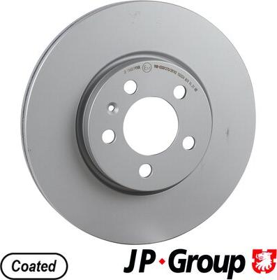 JP Group 1163119300 - Гальмівний диск autocars.com.ua