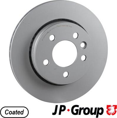 JP Group 1163208700 - Гальмівний диск autocars.com.ua