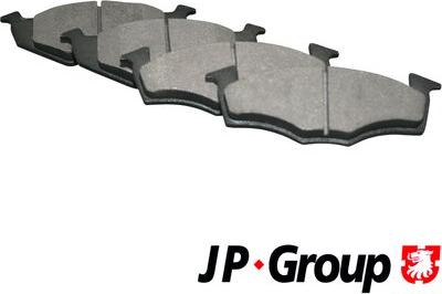JP Group 1163600810 - Тормозные колодки, дисковые, комплект avtokuzovplus.com.ua