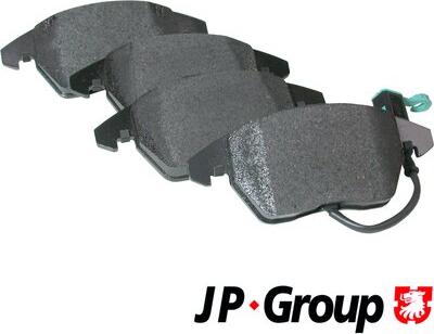 JP Group 1163601110 - Гальмівні колодки, дискові гальма autocars.com.ua