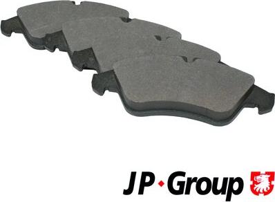 JP Group 1163601510 - Гальмівні колодки, дискові гальма autocars.com.ua