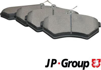 JP Group 1163601910 - Тормозные колодки, дисковые, комплект autodnr.net