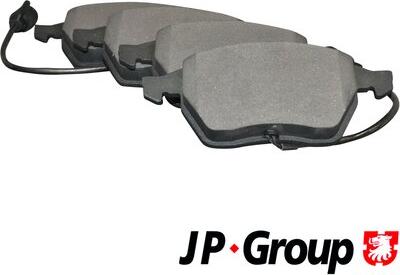 JP Group 1163602410 - Тормозные колодки, дисковые, комплект autodnr.net