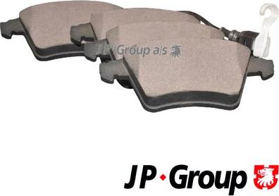 JP Group 1163604010 - Тормозные колодки, дисковые, комплект autodnr.net