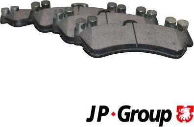JP Group 1163604110 - Гальмівні колодки, дискові гальма autocars.com.ua