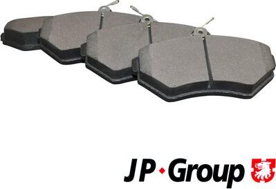 JP Group 1163604910 - Гальмівні колодки, дискові гальма autocars.com.ua