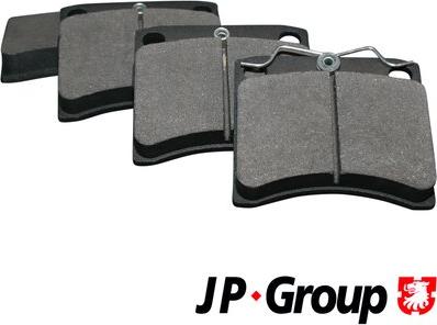 JP Group 1163606610 - Гальмівні колодки, дискові гальма autocars.com.ua