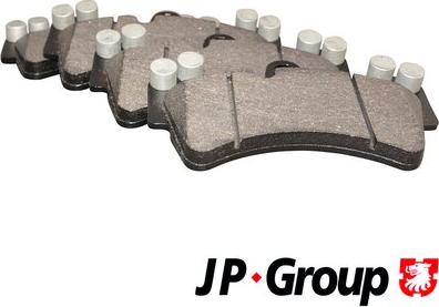 JP Group 1163606710 - Тормозные колодки, дисковые, комплект avtokuzovplus.com.ua