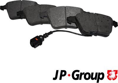 JP Group 1163607810 - Тормозные колодки, дисковые, комплект avtokuzovplus.com.ua