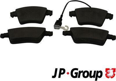 JP Group 1163609010 - Гальмівні колодки, дискові гальма autocars.com.ua