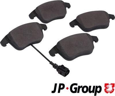 JP Group 1163609610 - Гальмівні колодки, дискові гальма autocars.com.ua