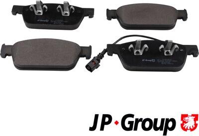 JP Group 1163613010 - Тормозные колодки, дисковые, комплект avtokuzovplus.com.ua