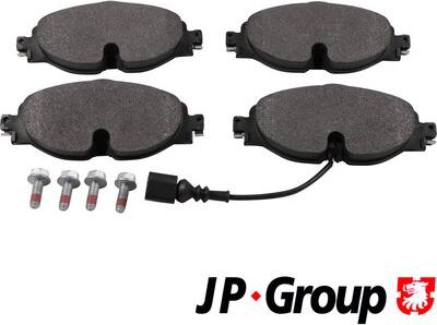 JP Group 1163613910 - Тормозные колодки, дисковые, комплект avtokuzovplus.com.ua