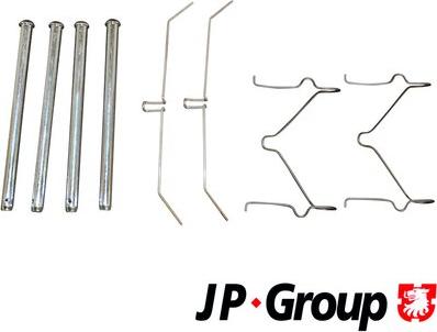 JP Group 1163650310 - Комплектуючі, колодки дискового гальма autocars.com.ua