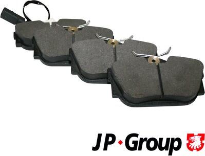 JP Group 1163706110 - Гальмівні колодки, дискові гальма autocars.com.ua