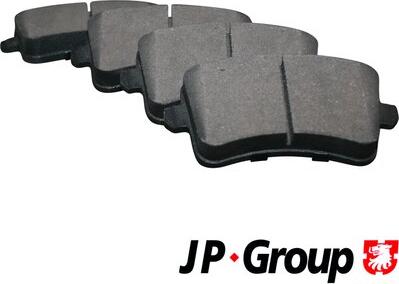 JP Group 1163706810 - Тормозные колодки, дисковые, комплект avtokuzovplus.com.ua