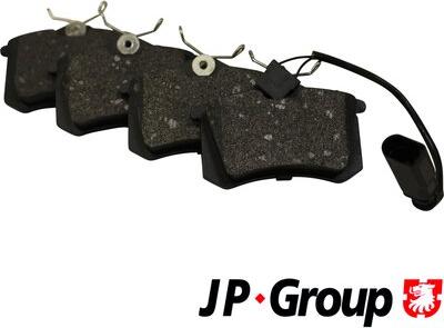 JP Group 1163707410 - Гальмівні колодки, дискові гальма autocars.com.ua
