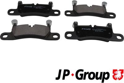 JP Group 1163708410 - Тормозные колодки, дисковые, комплект avtokuzovplus.com.ua