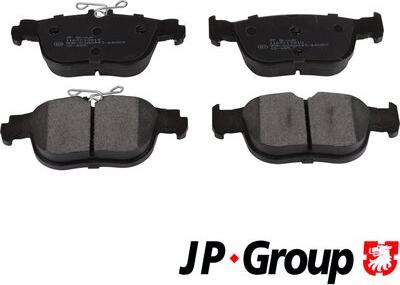 JP Group 1163713810 - Тормозные колодки, дисковые, комплект avtokuzovplus.com.ua