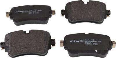 JP Group 1163714110 - Гальмівні колодки, дискові гальма autocars.com.ua