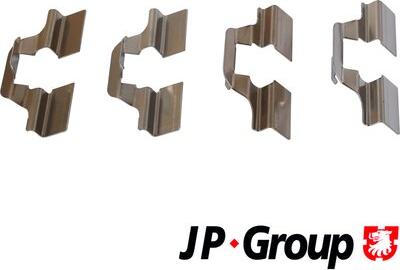 JP Group 1163750410 - Комплектуючі, колодки дискового гальма autocars.com.ua
