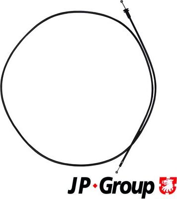JP Group 1170701100 - Тросик замка капота autodnr.net