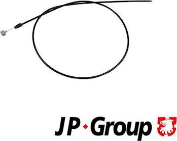 JP Group 1170701700 - Тросик замка капота avtokuzovplus.com.ua
