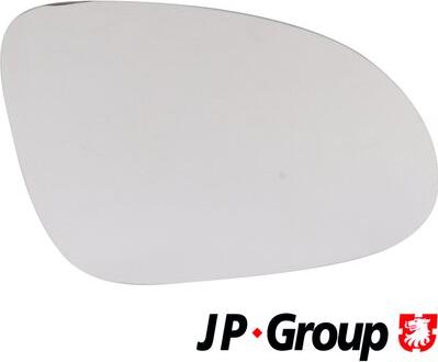 JP Group 1189304580 - Зеркальное стекло, наружное зеркало avtokuzovplus.com.ua