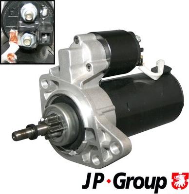 JP Group 1190300400 - Стартер Passat B3-B4 1.9TDI-T4 2.5TDI 1.8кВт-9z autocars.com.ua