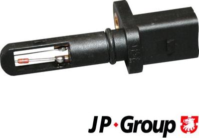 JP Group 1193101500 - Датчик, температура впускаемого воздуха avtokuzovplus.com.ua