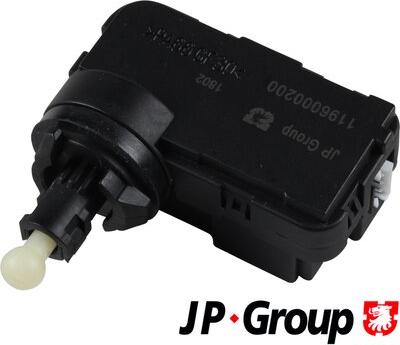 JP Group 1196000200 - Регулятор, регулювання кута нахилу фар autocars.com.ua