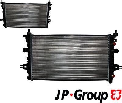 JP Group 1214203200 - Радіатор, охолодження двигуна autocars.com.ua