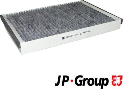 JP Group 1228101700 - Фільтр, повітря у внутрішній простір autocars.com.ua