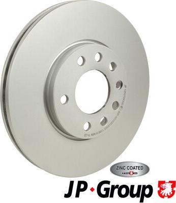 JP Group 1263104300 - Гальмівний диск autocars.com.ua