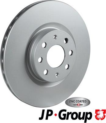 JP Group 1263105900 - Гальмівний диск autocars.com.ua