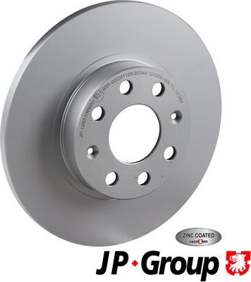 JP Group 1263106900 - Гальмівний диск autocars.com.ua